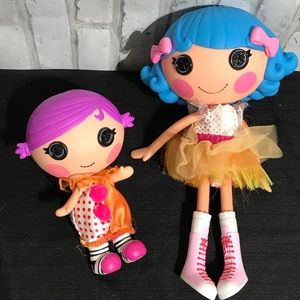 LaLaLoopsy Blue Hair Doll and Mini 2011